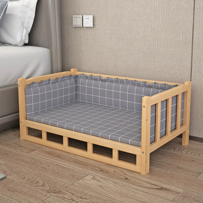 Simplicity Wooden Dog Bed Can Be Used As Bedside Table Dog Kennel Four Season Universal Environment protection Practical Pet Bed Good Vibrations