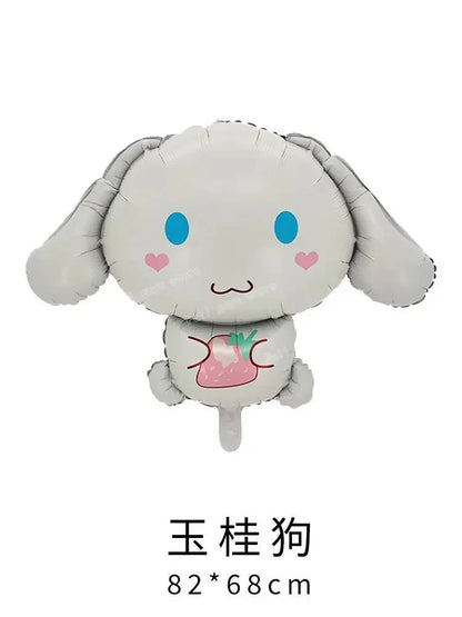 Cinnamoroll Theme Party Supplies Kids Birthday Christmas Decorations Gift Bag Ballons Banner Cake Topper Tableware Accessories Good Vibrations