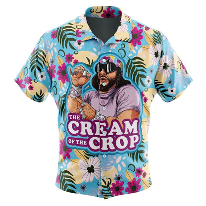Zelda Spiritual Stones Zelda Button UpHawaiian ShirtFashion Trend Breathable Loose Versatile Casual Sports Summer Men Good Vibrations