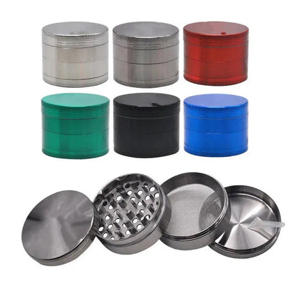 40mm 4 layers tobacco herbal grinder in 5 colors, metal zinc alloy cutter.