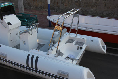 19ft Luxury Fiberglass Inflatable Rib Boat 5.8m Yacht For Ocean Waters For Waterplay Good Vibrations