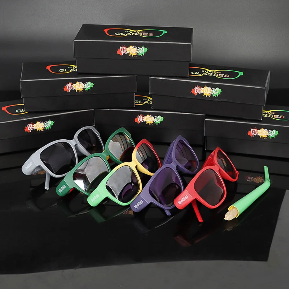 Portable Storage Tube Removable Glasses Classic Eyeglass Hidden Conical Roll Paper Frame Gadget Sunglasses Smoking Accessories Good Vibrations Adult Super Store