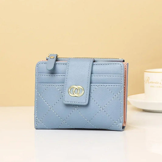 Women's Wallet Zipper&Hasp cute wallet Student Small PU Wallet Coin Purse Fashion Women Card Holder Lovely Money Bag Good Vibrations