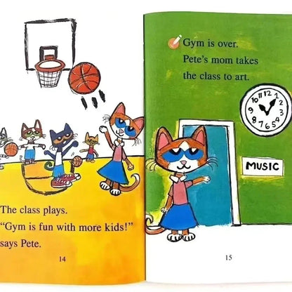 27 Books/set The Most Complete 27 Volumes, The Pete Cat Book English Picture Book, Pete The Cat I Can Read Free Audio Good Vibrations