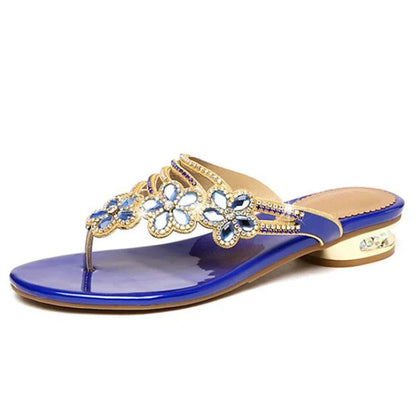 HOVINGE Summer Shoes Elegant Open Toe Summer Slides Female Outdoor Shoes High Quality Ladies Fashion Sandals Evening Flip Flop Good Vibrations