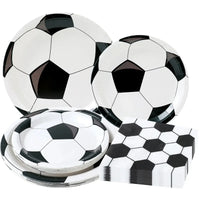Football Party Disposable Tableware Boys Kids 1st Birthday Party Decorations Sports Soccer Theme Birthday Party Supplies Decor Good Vibrations