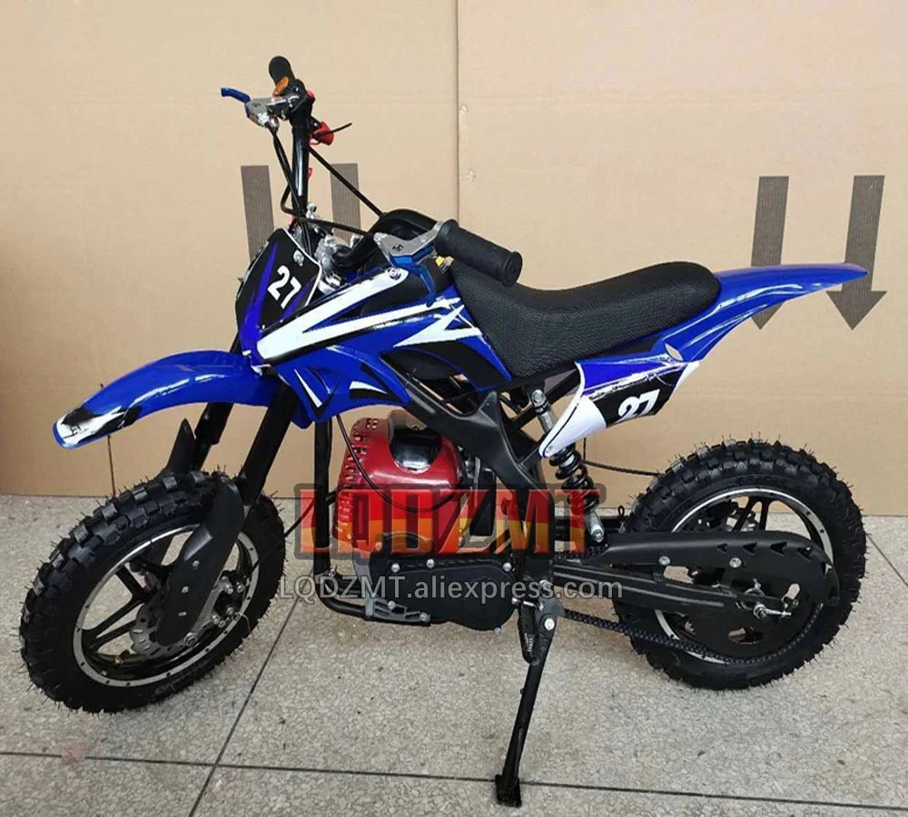 49CC 50CC 4-Stroke ATV OFF-road Gasoline Motorcycle Racing MOTO Dirt Bike Motorbike For Adult Children Boy Girl Child Men Women Good Vibrations