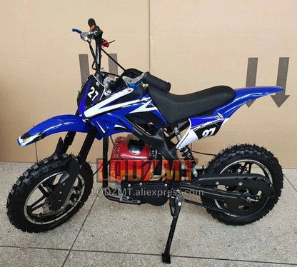 49CC 50CC 4-Stroke ATV OFF-road Gasoline Motorcycle Racing MOTO Dirt Bike Motorbike For Adult Children Boy Girl Child Men Women Good Vibrations