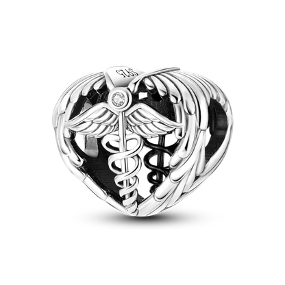 Heart Shape 925 Sterling Silver Family Lover Affection Pendant Charm Beads Fit Original Bangle Bracelet DIY Jewelry For Women Good Vibrations