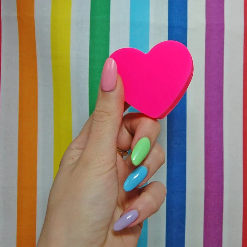 Heart Silicone Wax Container Good Vibrations