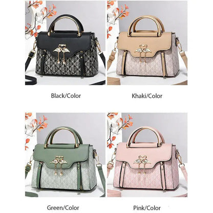High Quality Bags Fashion Print Leather Shoulder Bag Luxury Design Shoulder Bag Elegant Small Square Bag Good Vibrations Adult Super Store