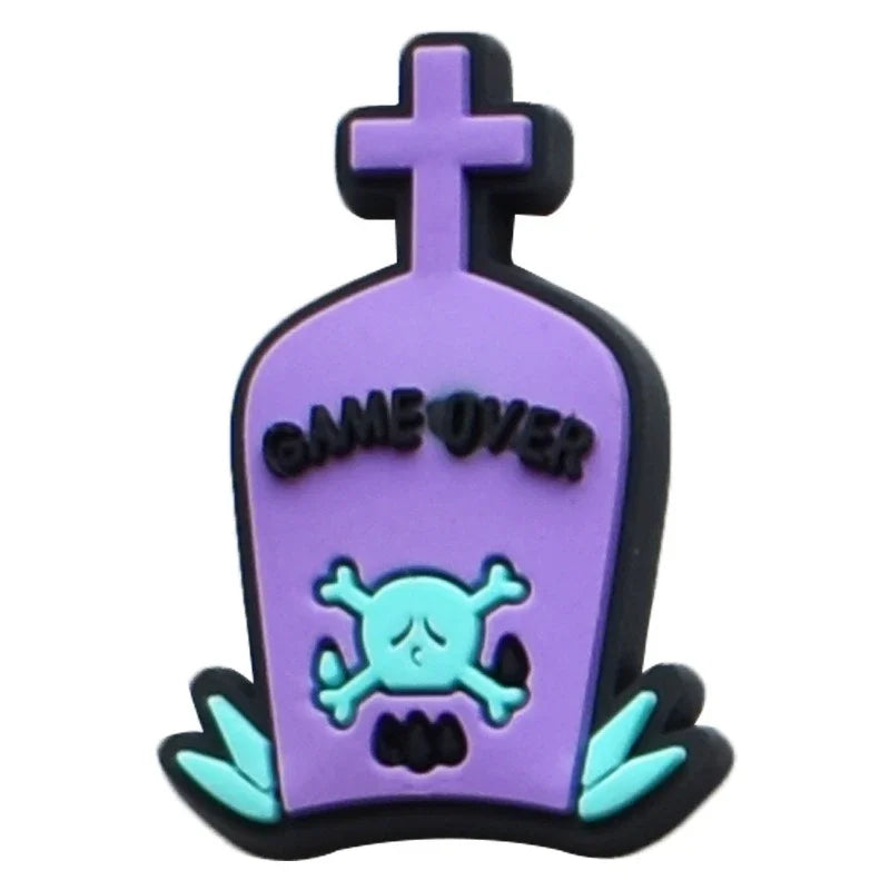 Shoe Charms for Crocs Accessories
 Halloween Shoes Charm for Croc Decorations Pins Men Accessory Jeans Woman Clogs Clips Badges Good Vibrations