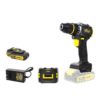 Multifunctional Hardware Tools Impact Electric Hand Drill Combination Toolbox Portable High Power Pistol Drill Cordless Drill Good Vibrations