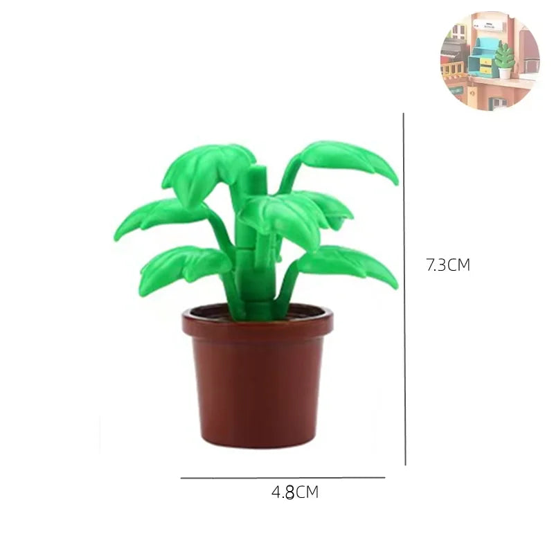 Big Building Blocks Play House Furniture Accessories Indoor Utensil Bed Compatible Large Bricks Assemble Toys Children Kids Gift Good Vibrations