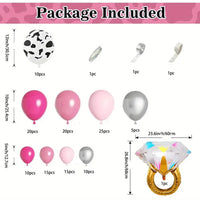 134pcs Wedding Themed Balloon Set for Proposals and Wedding Occasions, Birthdays, Bachelorette Parties, Anniversaries and More Good Vibrations