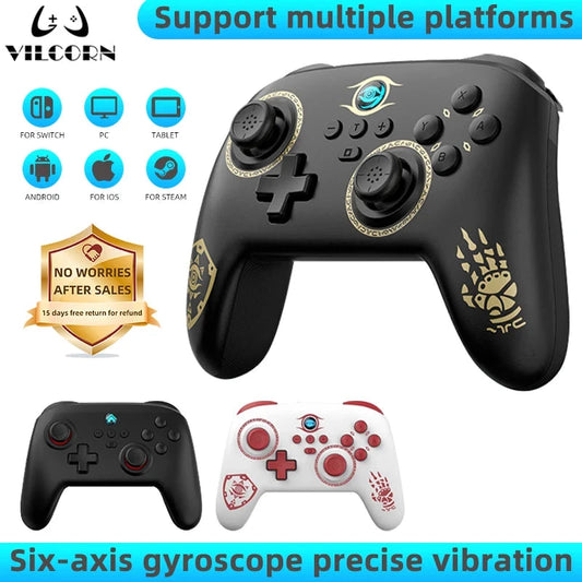 Switch Pro Gamepad Wireless Gaming Controller for Nintend Switch OLED/Lite Joystick For Steam Yuzu Controle PC Good Vibrations