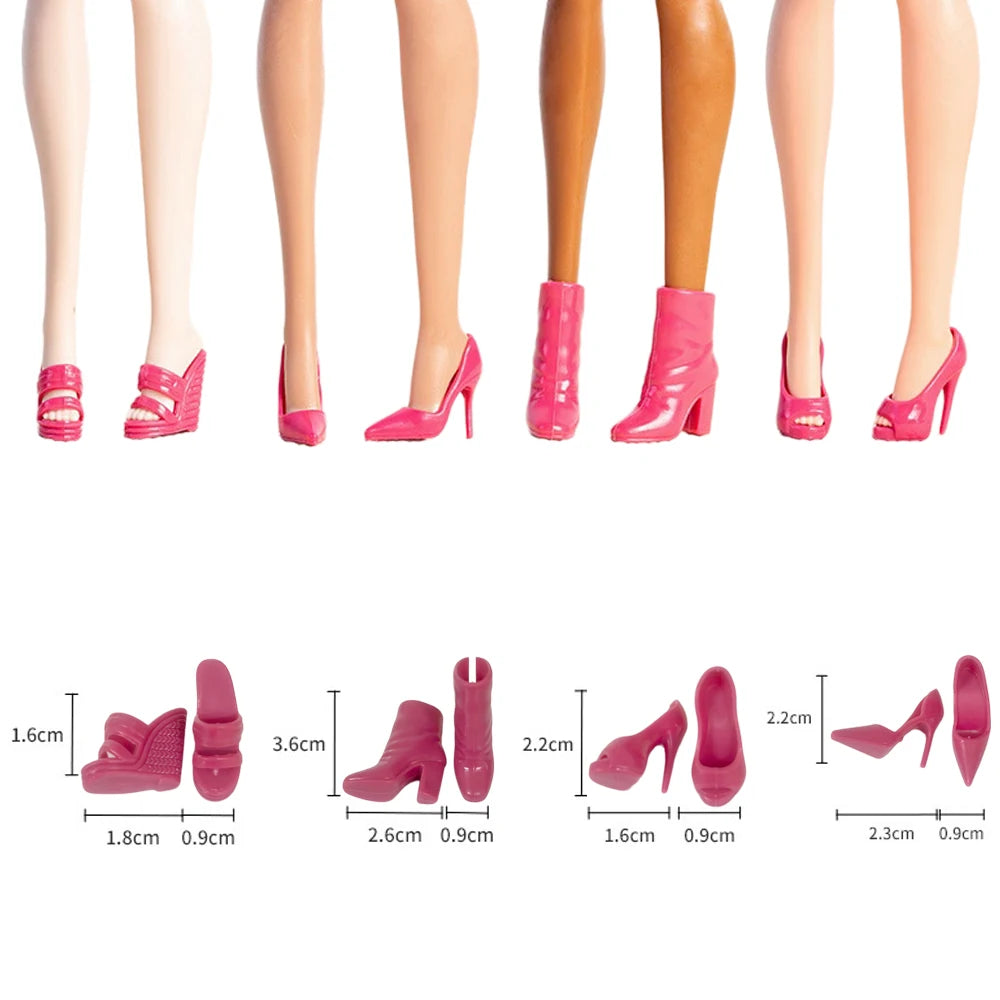 Fashion Dollhouse Furniture For 11.5 inch Dolls Accessories 1:12 Wardrobe Bed Chair Sofa 29-32 cm Doll Shoe Rack Slide Toys  JJ Good Vibrations