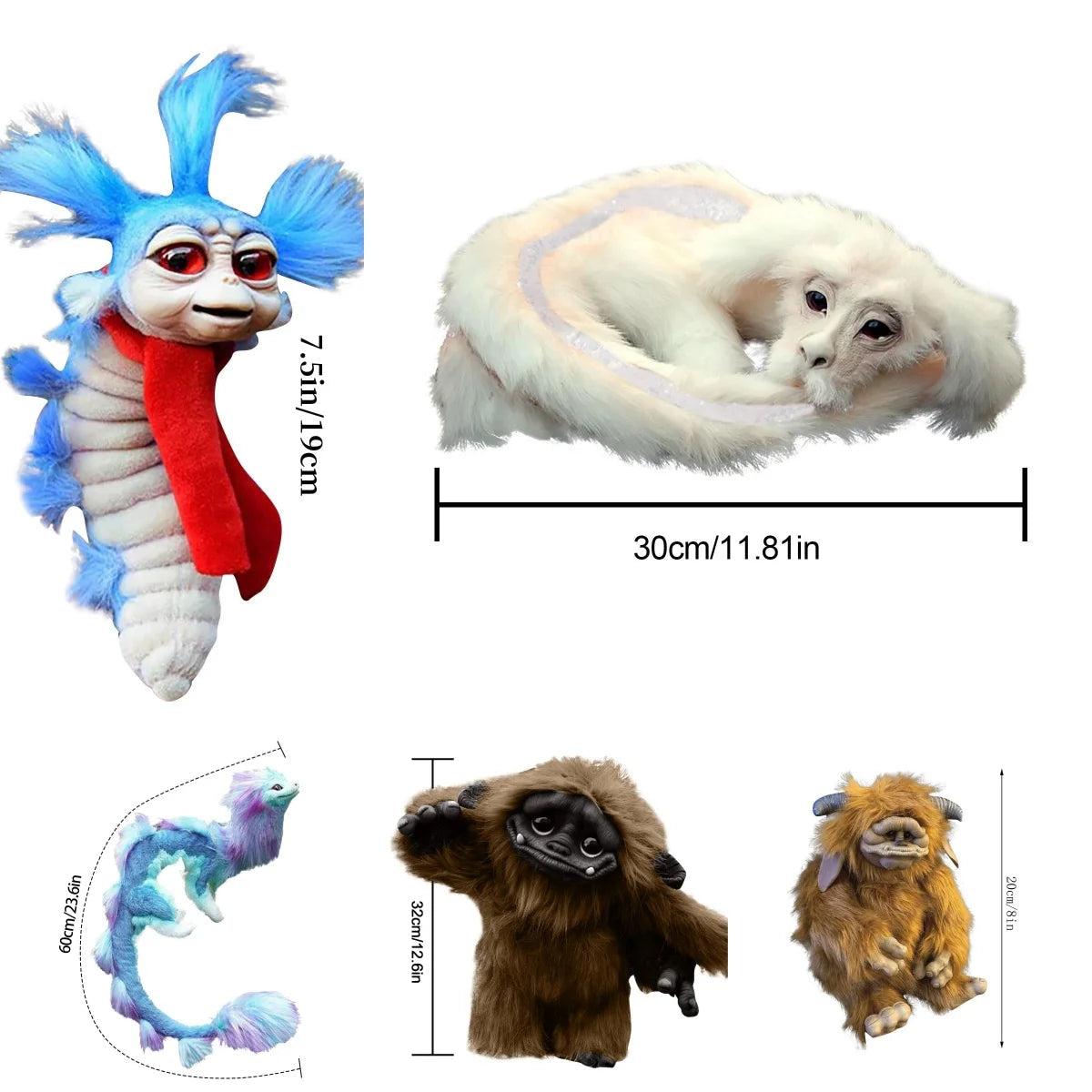 Funny Present Plush Doll Labyrinths Handmade Figurines Dolls Decoration for Bedroom Dragon Kids Toy Doll For Children's Gifts Good Vibrations