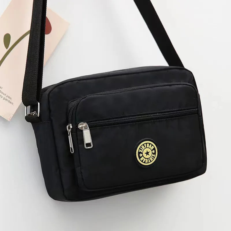 Crossbody Purse for Women, Durable Multi-Pocket Shoulder Bag with Adjustable Strap, Ideal for Shopping, Walking & Daily Errands Good Vibrations