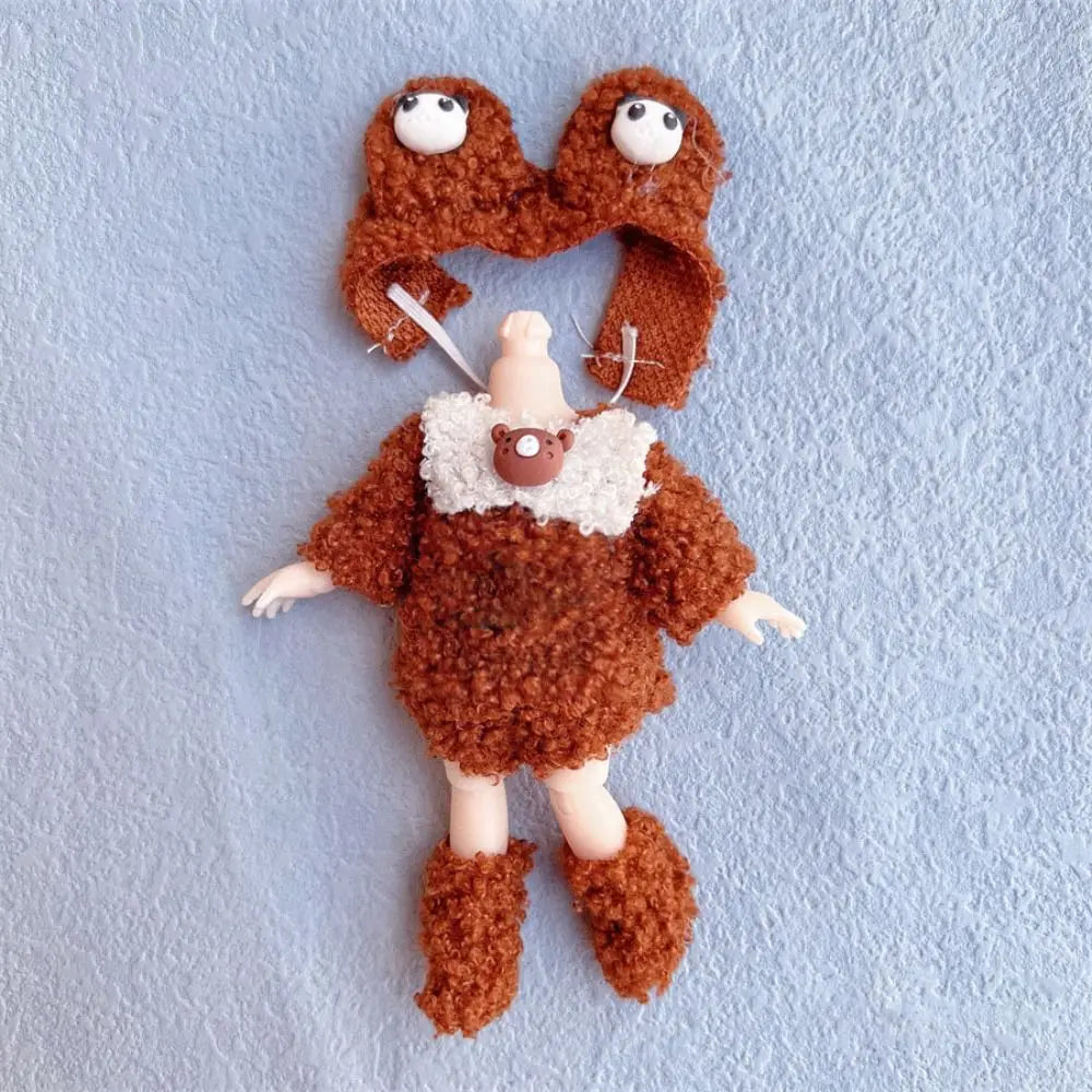 10 Styles Doll Clothes Dresses with Cartoon Hat Cute Fashion Skirts Plush Animals Mini Animal Doll Outfit Good Vibrations