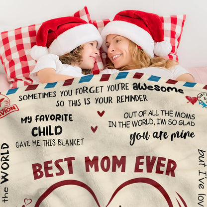 Gifts from Daughter Son for Mother's Day Birthday Mom Gifts Anniversary Unique Gifts for Mom Super Soft Flannel Throw Blankets Good Vibrations