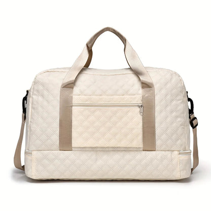 Lightweight Luggage Bag, Large Capacity Travel Duffle Bag Gym Tote Bags, Shoulder Weekender Overnight Bag Good Vibrations Adult Super Store
