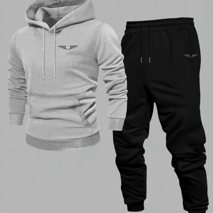 Hooded sweatshirt for men trendy American streetwear style long-sleeved top for men 2025 new autumn stylemen's clothing Good Vibrations