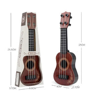 Toys Musical Instrument Entertainment Toys 4 Strings Classical Ukulele Small Guitar Toy Educational Toy Musical Instrument Toy Good Vibrations