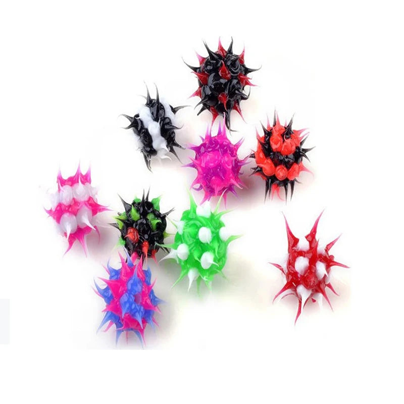 Surgical Steel Vibrating Tongue Ring Tongue Piercing Ring Colorful Rock Personality Rubber Barbell Tongue Ring Bar Body Jewelry Good Vibrations