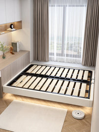 Individual Double Bed Frames Nordic Modern Minimalist Twin Double Bed Bases Wood Sleeping Luxury Cama Queen Size Hotel Furniture Good Vibrations