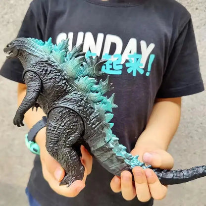 24cm Godzilla King of Monsters Runaway Mechanical Red lotus Planet Godzilla Action Figure Collection Model Toy Kid Birthday Gift Good Vibrations