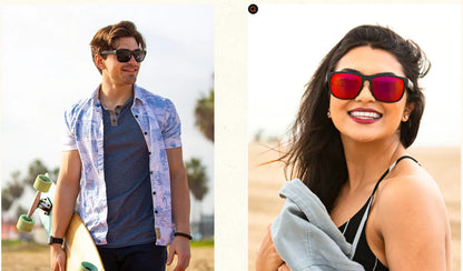 MOONSHADE Sunglasses Hidden Horn Tube Storage Removable Rolling Paper Glasses Holder Cigarette Case for Smoking Cool Gadget Good Vibrations