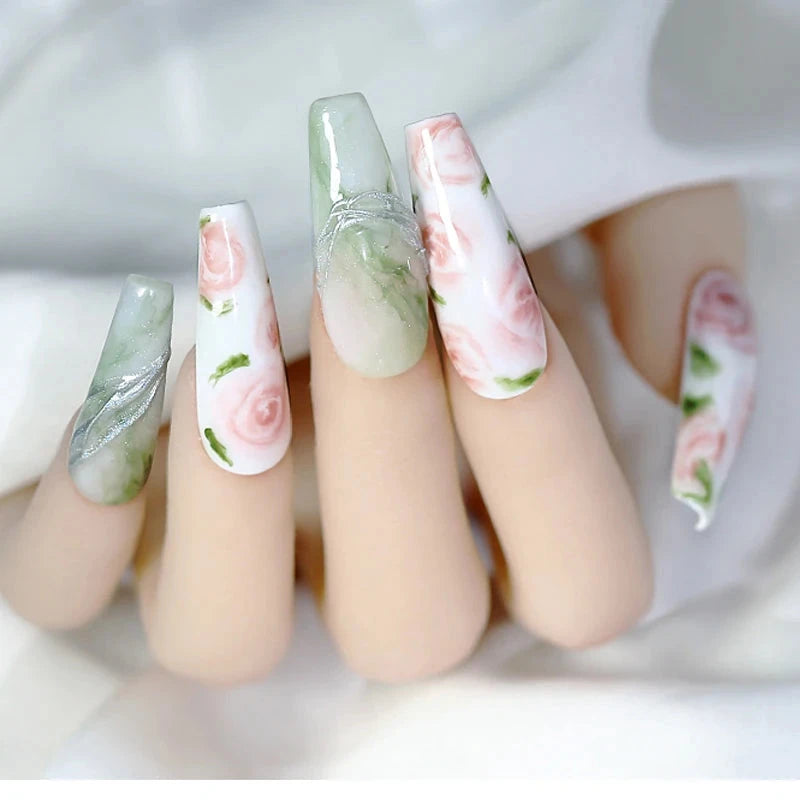 NAILCO Blooming Gel Polish 10ml UV LED Soak Off Nail Art Polish Spreading Effect Marble Gel Paint Varnish Matte Top Base Coat Good Vibrations