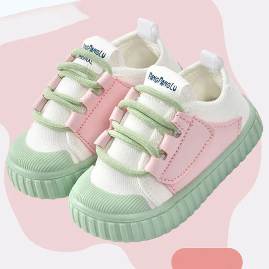 Toddler Sport Shoes For Baby Ergonomics Soft-soled Girl's Sneakers Anti-slippery Infant Boy's Tennis Shoes Casual Footwear Good Vibrations