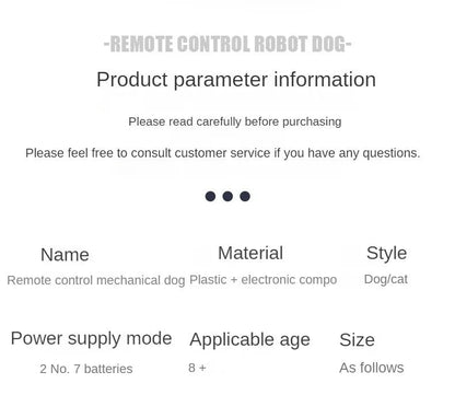 Rc Robot Children's Remote Control Mechanical Dog Toy Science Teaching Diy Assembling Model Electric Set Toys for Boys Kids Gift Good Vibrations