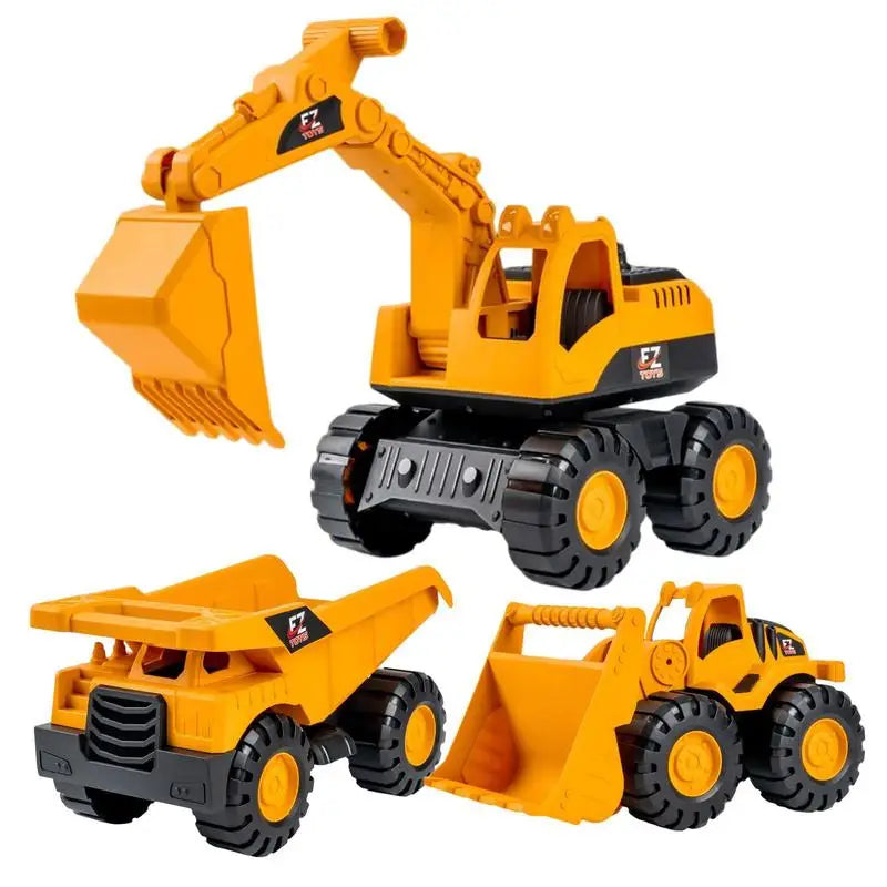 Excavator Toy Inertia Driving Excavator For Kids Construction Fleet Toddler Early Education Construction Vehicles Toys Good Vibrations