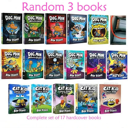 Hardcover (Dog Man): Blockbusting Full-Colour Graphic Novel International Author Dav Pilkey Random 3 books Good Vibrations