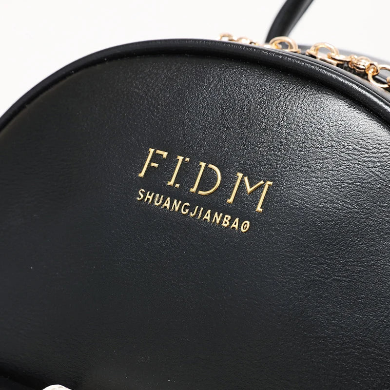 Backpack Purse For Women, Zipper Backpack With Pompom Decorate And Inner Porcket, Faux Leather Daypack Good Vibrations