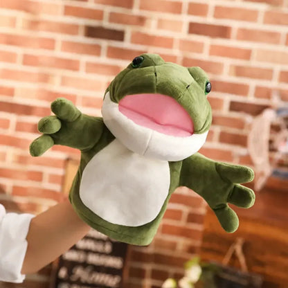 Stuffed Plush Animals Toys Hand Finger Puppet Kawaii Dolls Educational Baby Toys Learning & Education Monkey Tiger Children Gift Good Vibrations