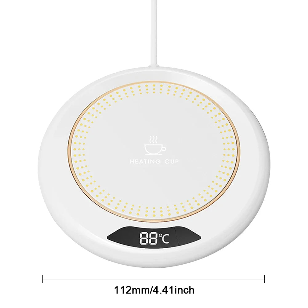 Electric Coffee Warmer USB Plug Coffee Mug Warmer 3 Temperature Setting Portable Cup Warmer for Heating Coffee Beverage Milk Tea Good Vibrations Adult Super Store