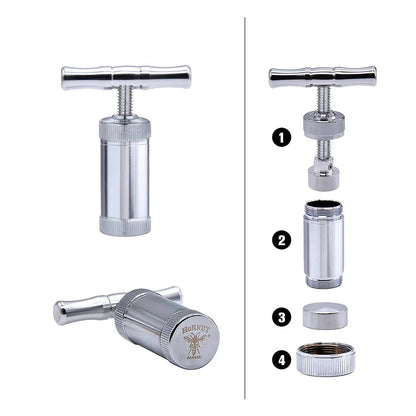 T-shaped Tobacco Herb Press Tobacco Pressing Machine Multi-function Aluminum Alloy Herb Grinder Crusher Cigarette Accessories Good Vibrations Adult Super Store