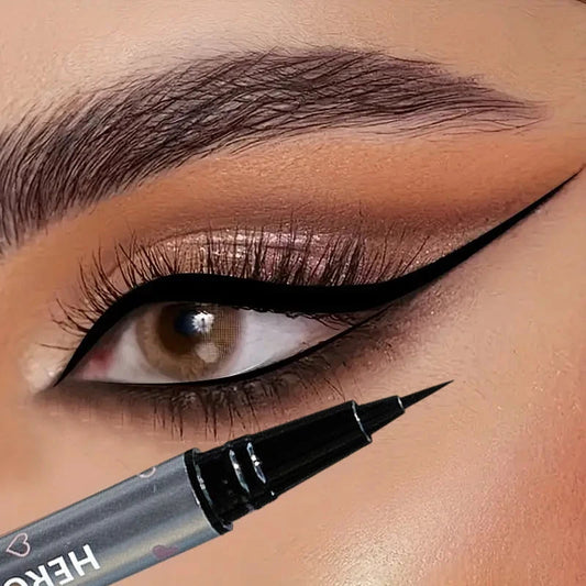 0.01mm ultra-fine precision waterproof liquid eyeliner, black, quick-drying, anti-smudge, anti-sweat, long-lasting eye-slimming Good Vibrations