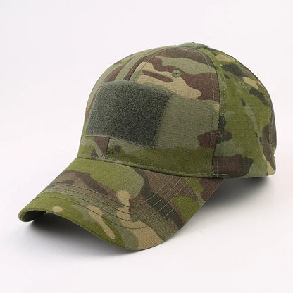Outdoor camouflage hat Baseball hat Hunting hat Sports hat Bicycle hat Men Women Adult hat Duck tongue hat with curved brim Good Vibrations