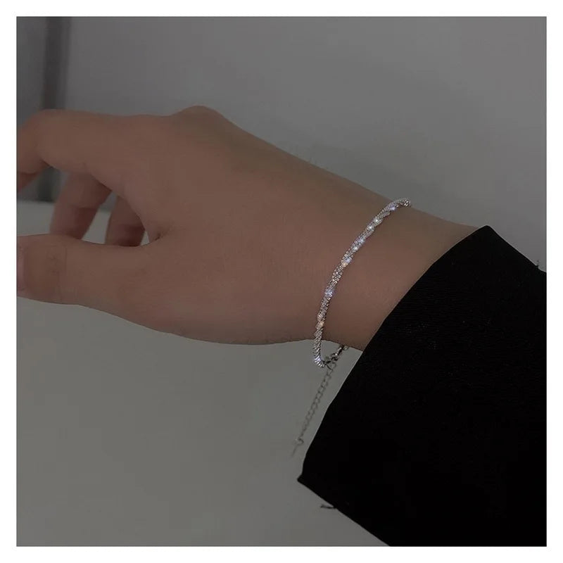 925 Sterling Silver AAA Zircon Necklace Chain High Quality Fashion Jewelry For Women Men Wedding Birthday Party Gift Good Vibrations
