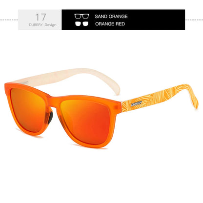 DUBERY Full Rim Polarized Sunglasses For Men And Women 28 Colors Model 550 Good Vibrations