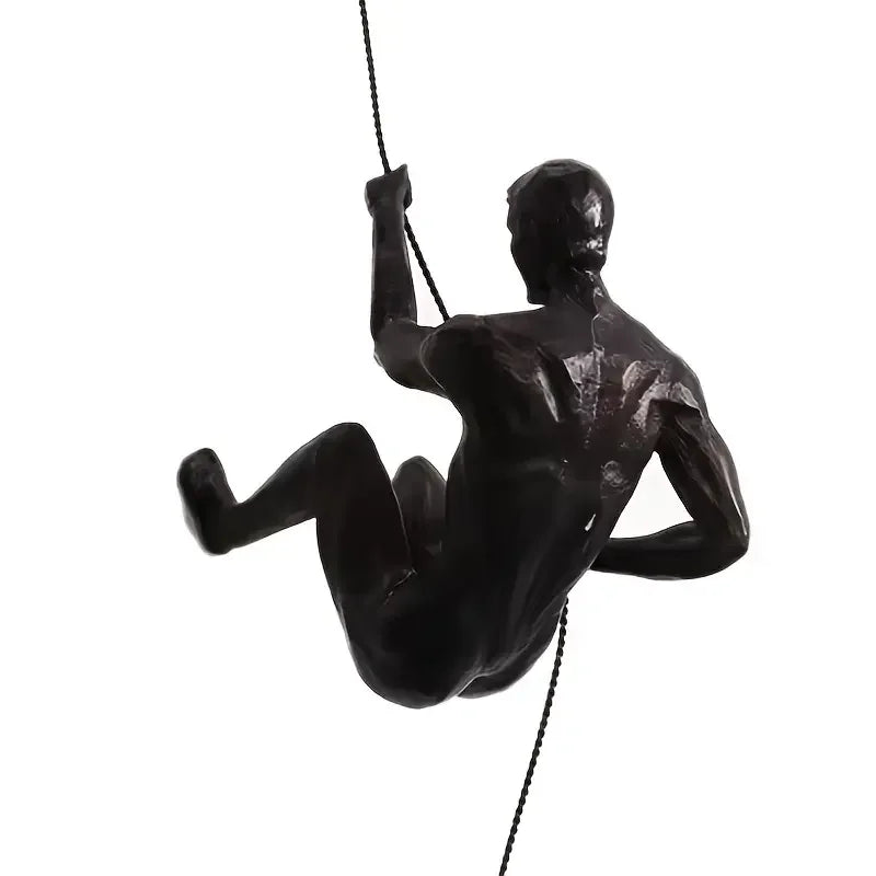 Retro Climbing Man Series Statue Wall Decoration Unique Touch Creative Climbing Statue Pendant Party Decoration Good Vibrations