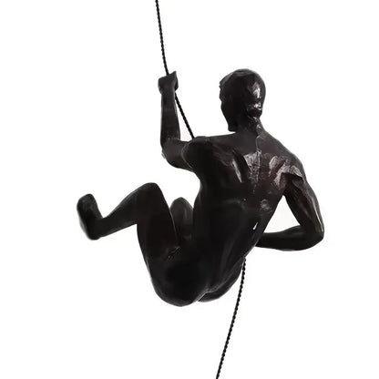 Retro Climbing Man Series Statue Wall Decoration Unique Touch Creative Climbing Statue Pendant Party Decoration Good Vibrations