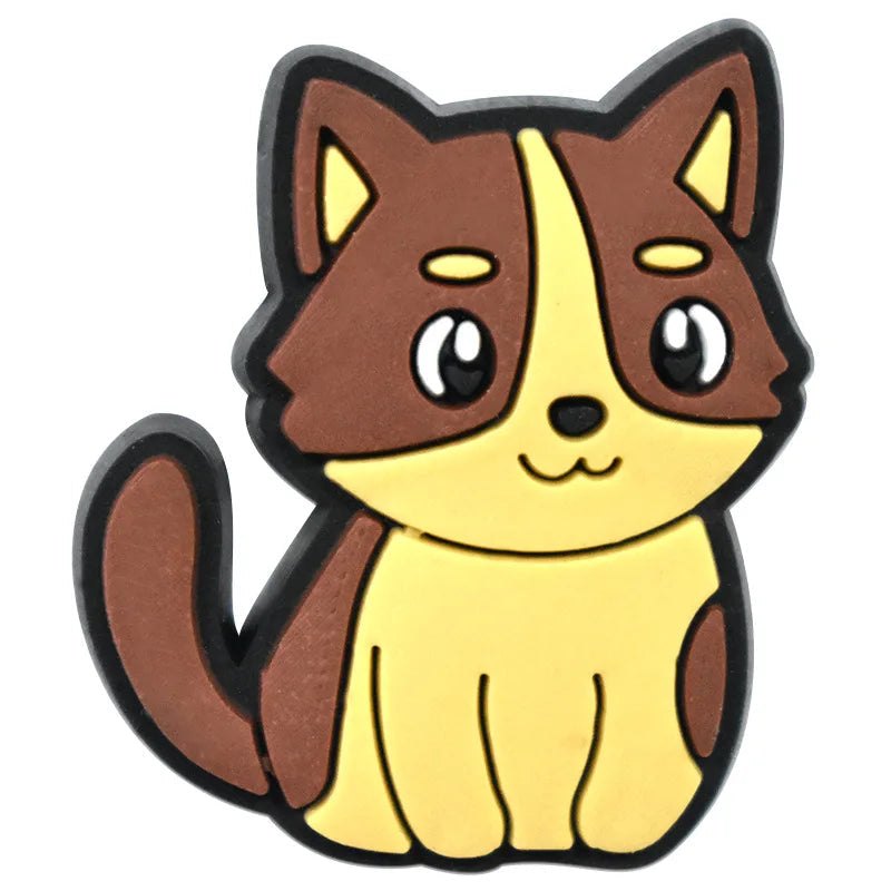 Shoe Charms for Crocs Accessories Cute cat Shoes Charm for Croc Decorations Pins Men Accessory Jeans Woman Clogs Clips Badges ﻿ Good Vibrations