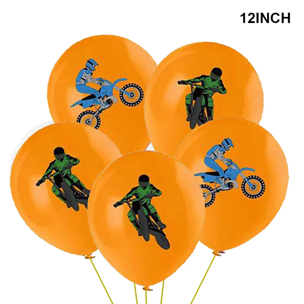 Motorcycle/Dirt Bike Birthday Party Decor Good Vibrations