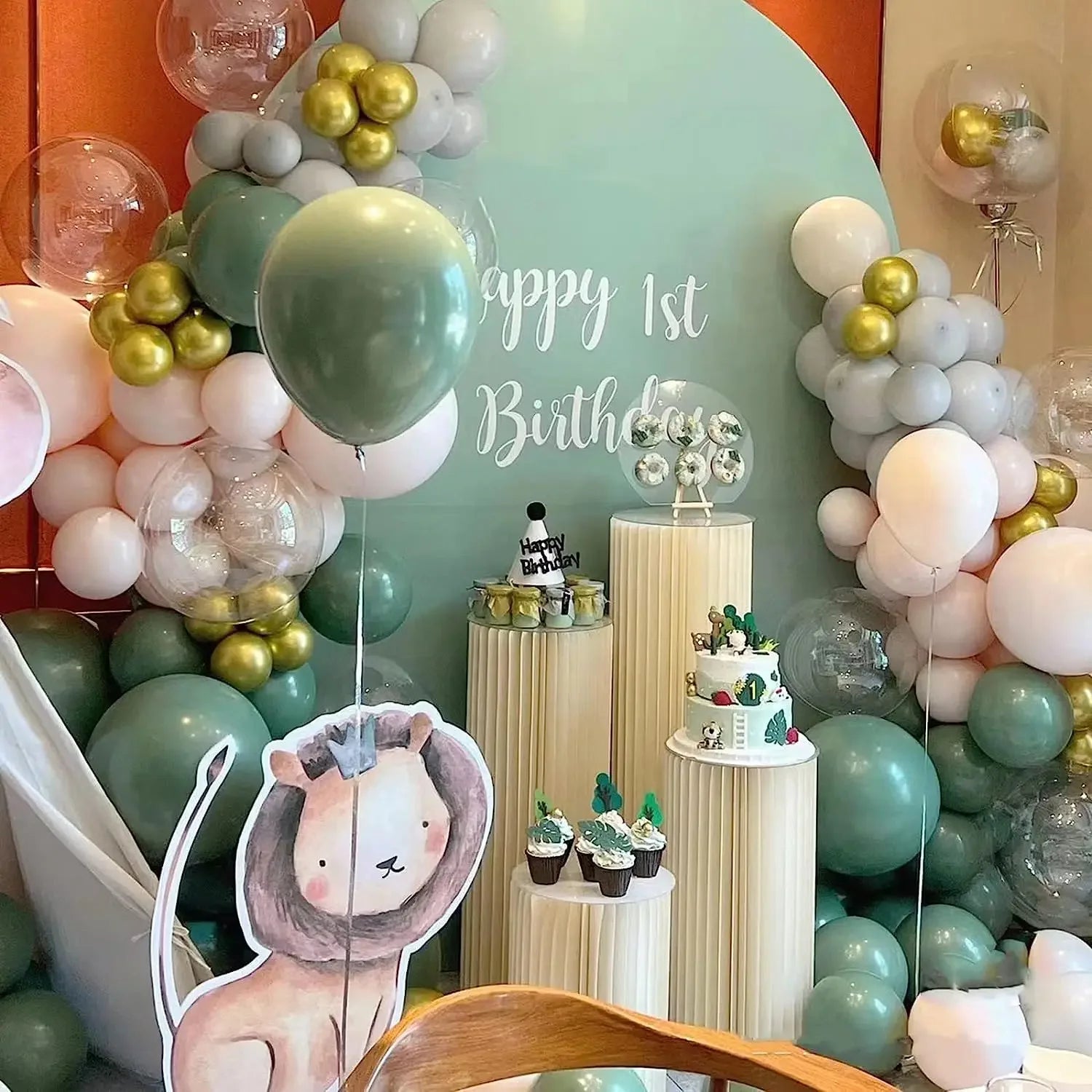 Paper Folding Cylinder Wedding Ramadan Decoration Birthday Anniversary DIY Party Supplies Baby Shower Dessert Table Cake Stand Good Vibrations